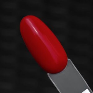 Saute Nails Lakier Hybrydowy S161 Red Lips – klasyczna czerwień z niebieską drobinką 8ml — zdjęcie 1