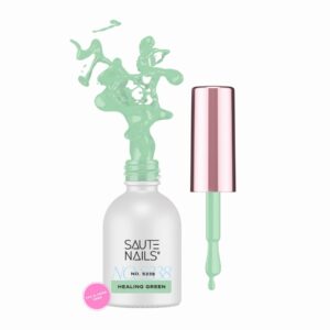 Saute Nails Lakier hybrydowy S338 Healing Green miętowy 8 ml