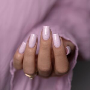 SAUTE NAILS Lakier hybrydowy S342 Pink Bunny 8ml pastel eggshell HEMA FREE — zdjęcie 1