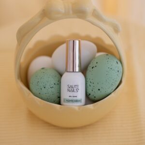 SAUTE NAILS Lakier hybrydowy S345 Fluffy Grass 8ml mięta eggshell HEMA FREE — zdjęcie 3