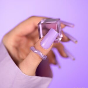 Saute Nails Lakier Hybrydowy S293 Dopamine Dream – pastelowy lawendowy 8ml — zdjęcie 2