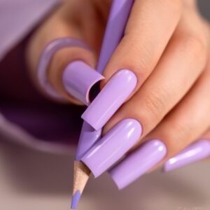 Saute Nails Lakier Hybrydowy S293 Dopamine Dream – pastelowy lawendowy 8ml — zdjęcie 1