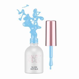 Saute Nails Lakier Hybrydowy S294 Misty Blue – pastelowy błękit 8ml