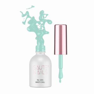 Saute Nails Lakier Hybrydowy S295 Minty Chill – pastelowa mięta 8ml