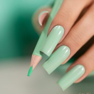 Saute Nails Lakier Hybrydowy S295 Minty Chill – pastelowa mięta 8ml — zdjęcie 1