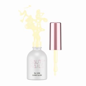 Saute Nails Lakier hybrydowy S298 Sunny Glow – pastelowa słoneczna żółć 8ml