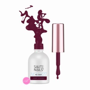 Saute Nails Lakier hybrydowy S327 Deep Cherry – głęboka wiśnia 8ml