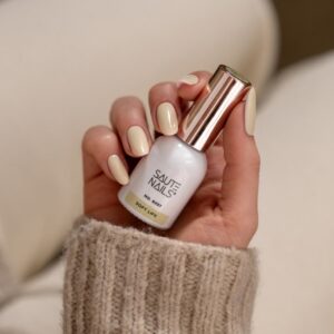 Saute Nails Lakier hybrydowy S337 Soft Life maślany żółty 8 ml — zdjęcie 1