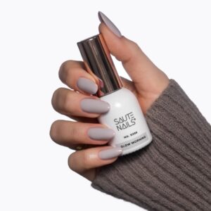Saute Nails Lakier hybrydowy S339 Slow Morning szarość 8 ml — zdjęcie 1