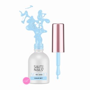 Saute Nails Lakier hybrydowy S340 Calm Sky niebieski 8 ml