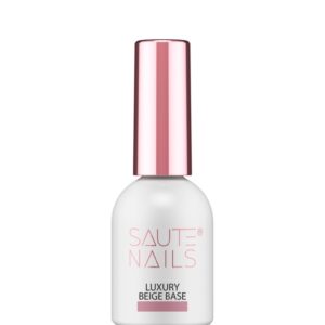 Saute Nails Luxury Beige Base 8 ml – beżowa baza hybrydowa 70% krycia
