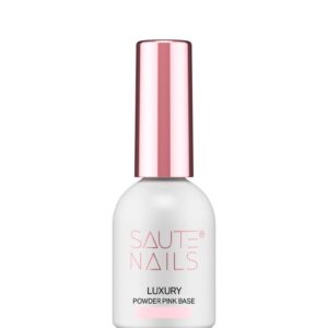 Saute Nails Luxury Powder Pink Base 8 ml – pudrowa różowa baza hybrydowa 80% krycia