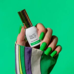 Saute Nails Padel Crush Lakier Hybrydowy Neonowa Zieleń 8ml — zdjęcie 2