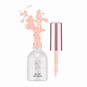 Saute Nails S301 Oat Mocha beżowy lakier hybrydowy