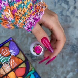 Saute Nails S320 Glass Pink półtransparentny lakier — zdjęcie 2
