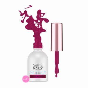 Saute Nails S321 Glass Maroon półtransparentny lakier