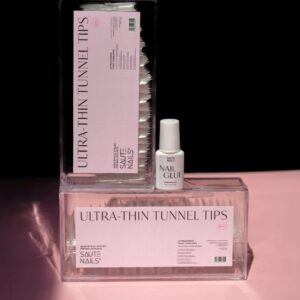 Saute Nails Zestaw Tipsy Tunelowe 504szt + Klej do Tipsów 10ml Gratis — zdjęcie 1