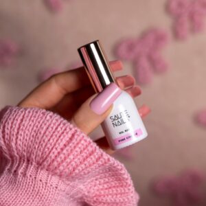 Saute Nails S331 Pink Cookie jasny pastelowy róż lakier hybrydowy 8ml — zdjęcie 1