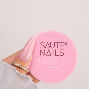 Saute Nails Żel budujący One Touch Pastel Pink 30g – pastelowy róż