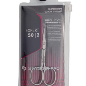 Staleks Expert SE-50/2 – nożyczki do skórek, 21 mm srebrne