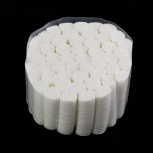 Separatory wałeczki bawełniane MollyLac dł. 38mm śr. 10mm – do pedicure 50sztuk