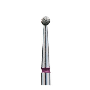 Staleks Frez diamentowy FA01R025K – kulka 2,5mm czerwona, do odcisków