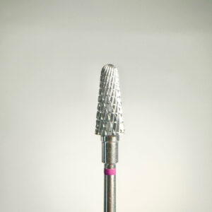 Staleks Frez węglikowy stożek 6mm/14 FT70V060/14 – fioletowy do manicure i pedicure