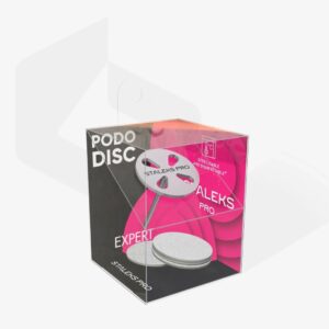 Staleks PODODISC Dysk Podologiczny M 20mm + Zestaw 5 nakładek #180 Pdset-20
