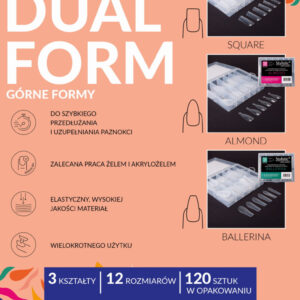 STYLISTIC Górne Formy Dual Form Almond Migdał 120 szt do Paznokci — zdjęcie 3