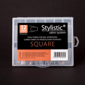 STYLISTIC Górne Formy Dual Form Square Kwadrat 120 szt do Paznokci
