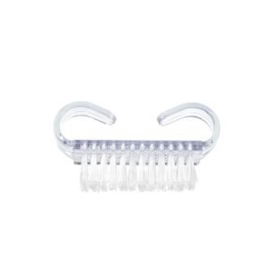 Szczoteczka do manicure i pyłu - mała przezroczysta clear — zdjęcie 2