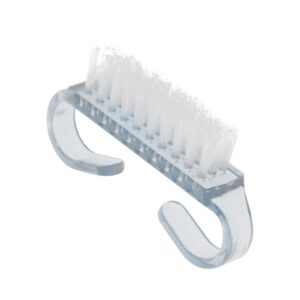 Szczoteczka do manicure i pyłu - mała przezroczysta clear — zdjęcie 1