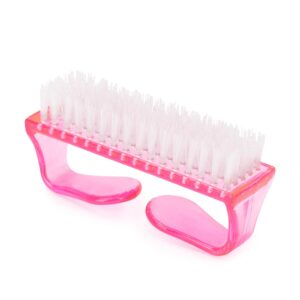 Szczoteczka do manicure i pyłu średnia różowa — zdjęcie 4