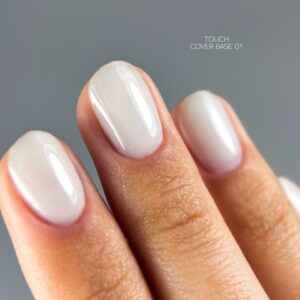 TOUCH Cover Base 01 Biała Baza Hybrydowa do Paznokci 13 ml — zdjęcie 6