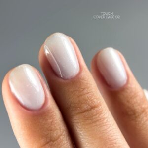 TOUCH Cover Base 02 Biała Baza Hybrydowa z Drobinkami 13 ml — zdjęcie 7