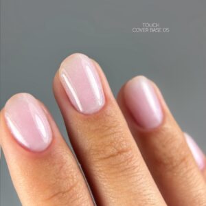 TOUCH Cover Base 05 Różowa Baza Hybrydowa z Drobinkami 13 ml — zdjęcie 7