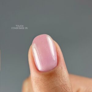 TOUCH Cover Base 05 Różowa Baza Hybrydowa z Drobinkami 13 ml — zdjęcie 8