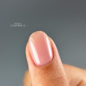 TOUCH Cover Base 12 Delikatna Różowa Baza Hybrydowa do Paznokci 13 ml — zdjęcie 8