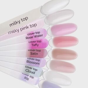 TOUCH Cover Top Cloud Mleczny Półprzezroczysty Top Hybrydowy Bez Przemywania 7 ml — zdjęcie 3