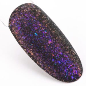 Top matowy no wipe MollyLac Princess Satin Top Galaxy Nr 8 10g – satynowy efekt z drobinkami — zdjęcie 1