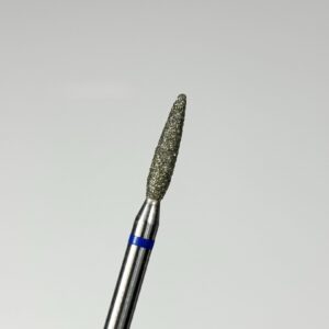 TOUCH Frez diamentowy zaokrąglony płomyk niebieski 2,1 mm do skórek — zdjęcie 1
