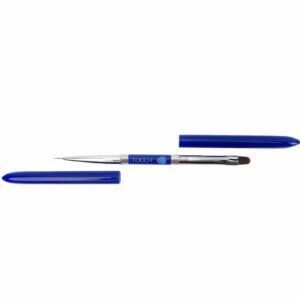 TOUCH Dwustronny pędzelek do żelu (7mm) i zdobień (9mm) (liner)