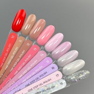 TOUCH One Step Gel Polish 02 Czarny - jednofazowy lakier hybrydowy 3w1 9 ml — zdjęcie 4