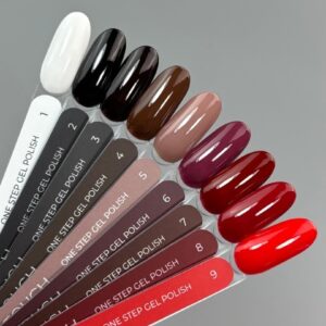 TOUCH One Step Gel Polish 09 Jaskrawoczerwony - jednofazowy lakier hybrydowy 3w1 9 ml — zdjęcie 3