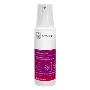 Velodes Soft 250 ml – płyn do higienicznej i chirurgicznej dezynfekcji rąk Medisept