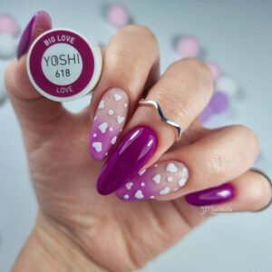 YOSHI Big Love 618 – Lakier Hybrydowy Róż z Fioletem 6 ml TPO-FREE — zdjęcie 1