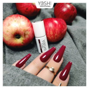 YOSHI Dark Mark 503 – lakier hybrydowy do paznokci 6ml, burgundowy fiolet, kryjący TPO-FREE — zdjęcie 1