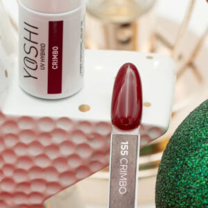 YOSH – Crimbo 155 (6 ml) – Lakier hybrydowy w odcieniu burgundu TPO-FREE — zdjęcie 1