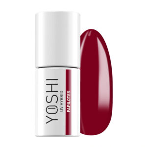 YOSHI – Papillotes 154 (6 ml) – Lakier hybrydowy w klasycznym odcieniu czerwieni TPO-FREE