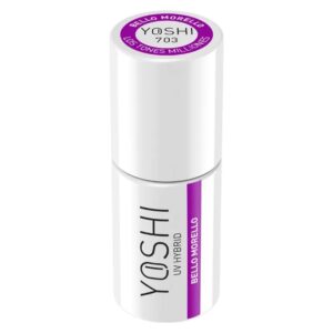 YOSHI Bello Morello – Lakier Hybrydowy Fioletowy 6 ml TPO-FREE 703 — zdjęcie 3